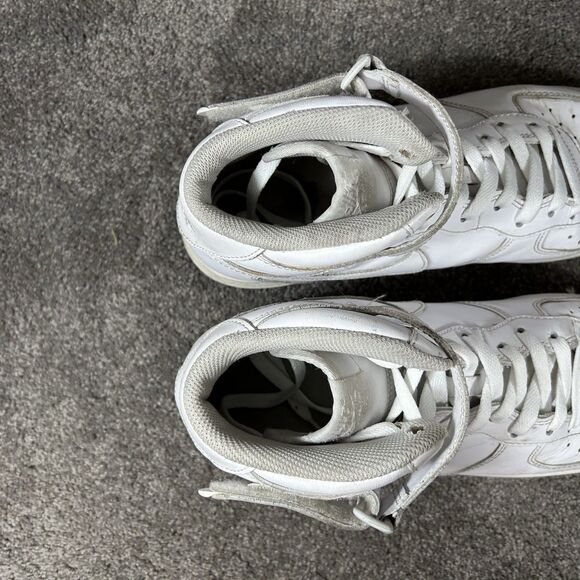 Nike Air Force 1 Mid \'07 CW2289-111 Mens Size 11 Triple White Basketball Shoes main image 10